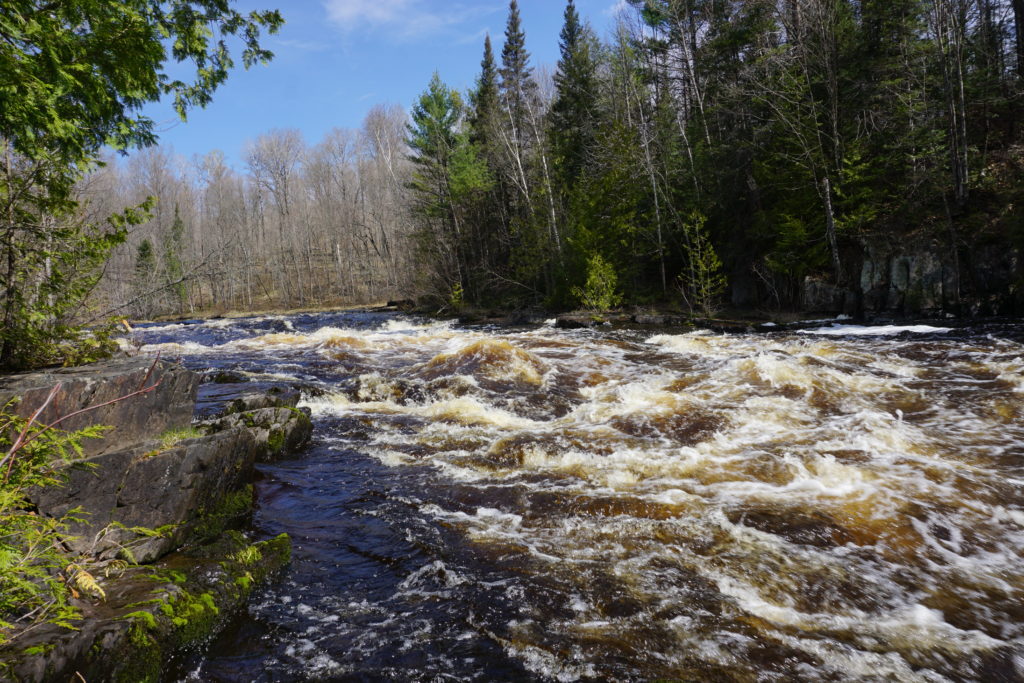 LaSalle Falls in Florence County, WI