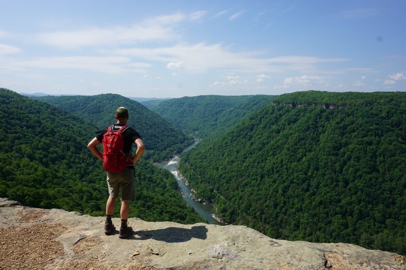 View of New River Gorge from Rams Head Overlook