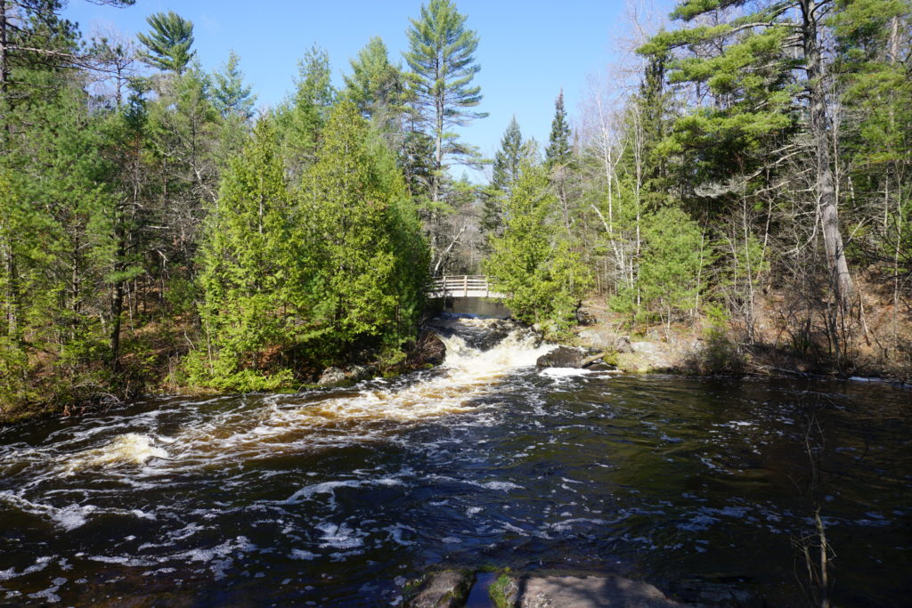 Marinette County Waterfall - Veterans Park.