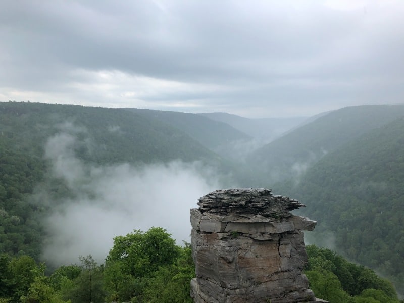 scenic road trips west virginia