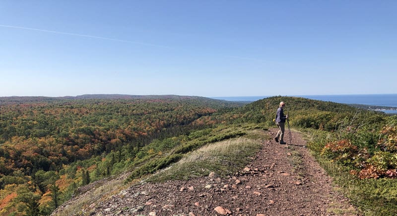 Image of peak of Mount Baldy in Upper Michigan