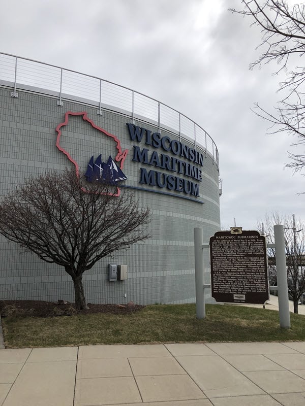 Image of the outside of Wisconsin Maritime Museum.  