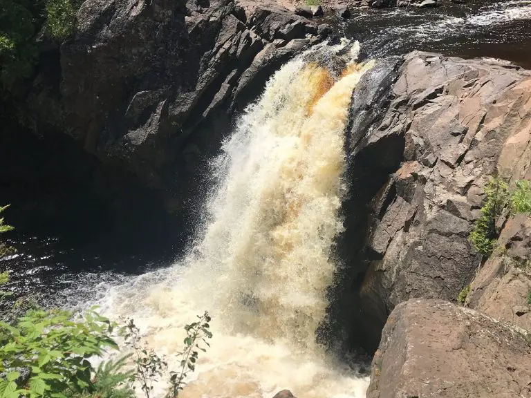 High falls in Minnesota