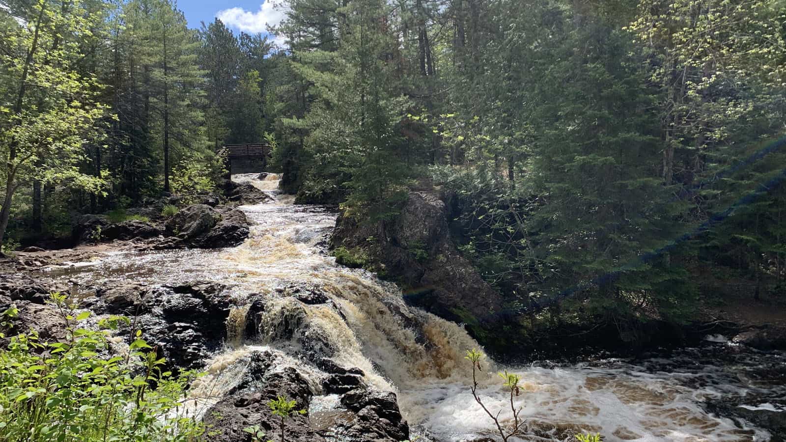 Image of Amnicon Falls in Amnicon Falls State Park Wisconsin