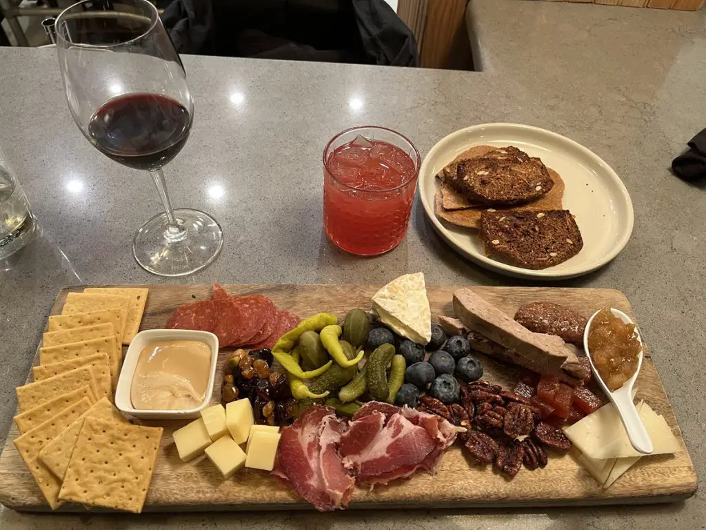 Picture of charcuterie board from Bavette in Milwaukee WI